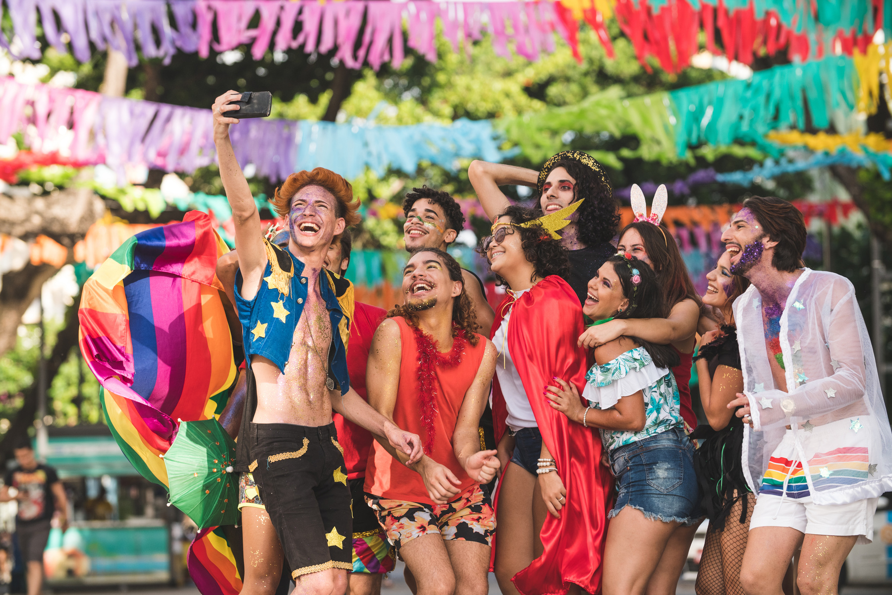 Brazilian street carnival